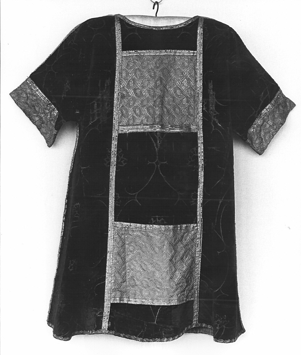 tunicella, coppia - manifattura italiana (inizio sec. XV, sec. XVII)