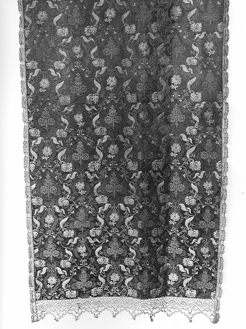 velo omerale, opera isolata - manifattura lombarda (secc. XVII/ XVIII)