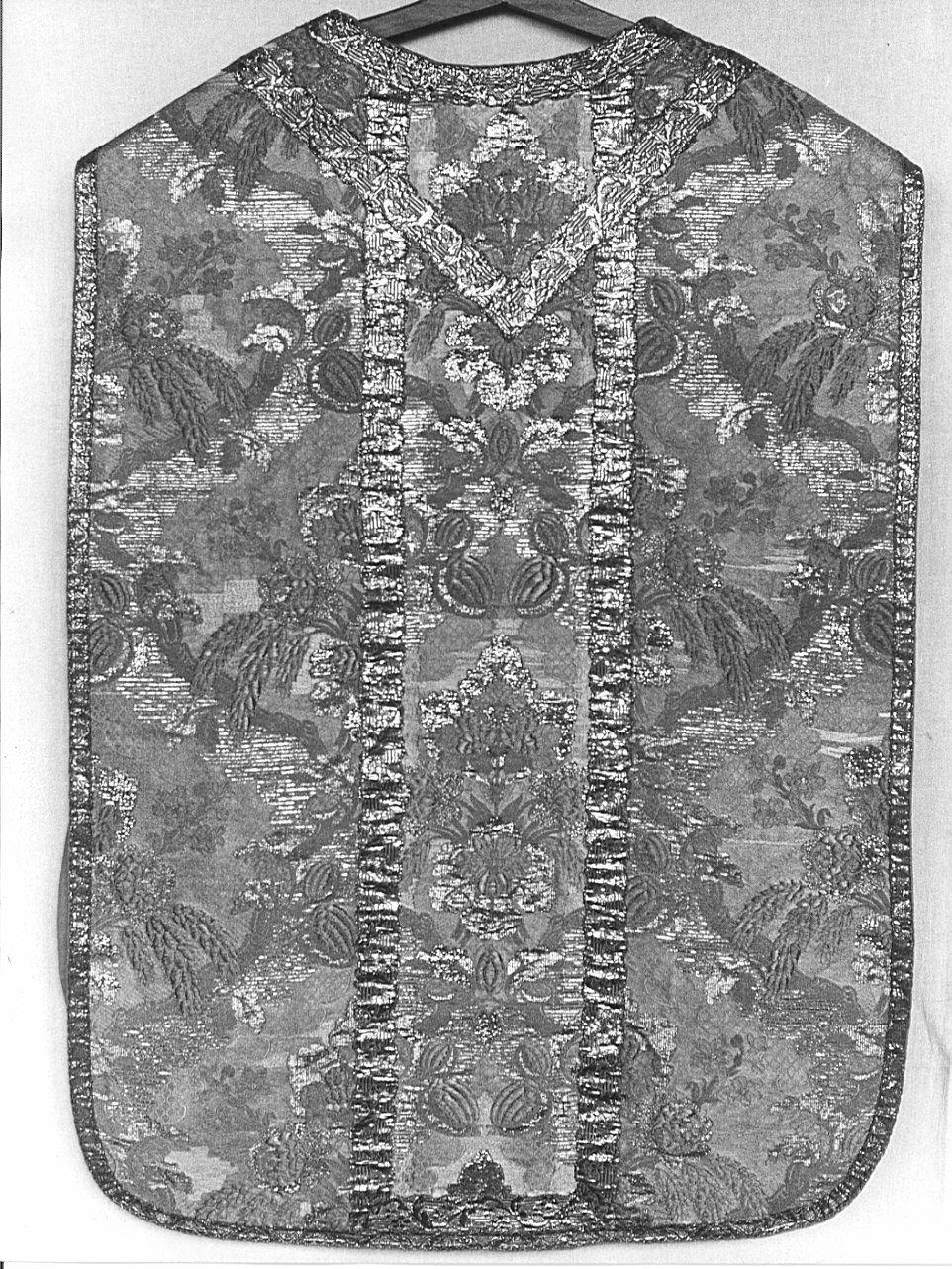 paramento liturgico, insieme - manifattura lionese (seconda metà sec. XVIII)