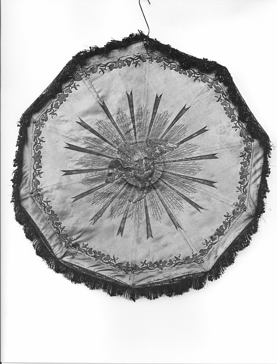 ombrellino processionale, opera isolata - manifattura lionese, manifattura lombarda (seconda metà sec. XVIII)