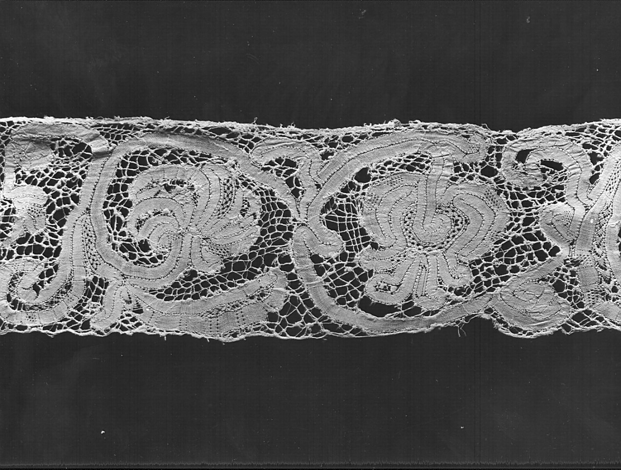 merletto, opera isolata - manifattura milanese (seconda metà sec. XVII)