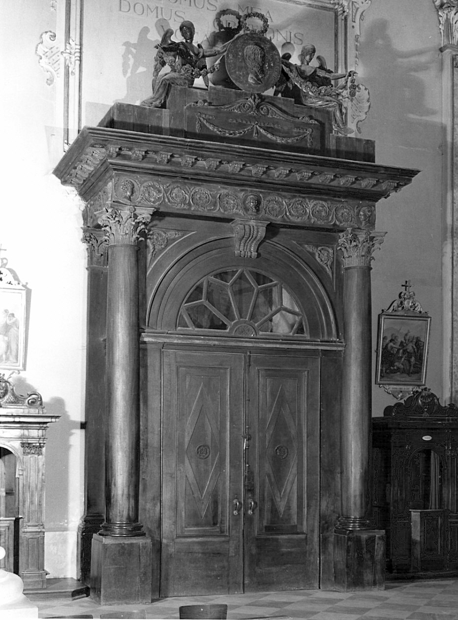 bussola d'ingresso, opera isolata di Elia Simone, Arcaini Giacomo (sec. XIX)