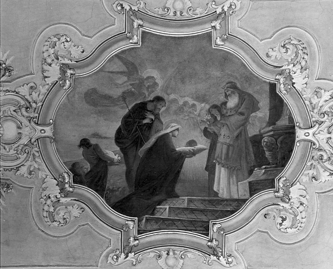 purificazione della Madonna (dipinto, ciclo) di Loverini Ponziano (sec. XX)