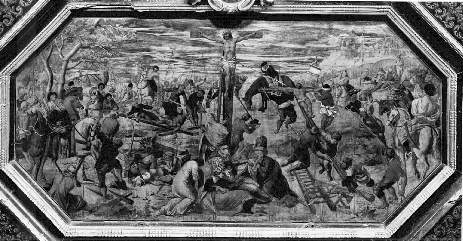 paliotto, elemento d'insieme di Caniana Giovanni Battista (attribuito) (sec. XVII)