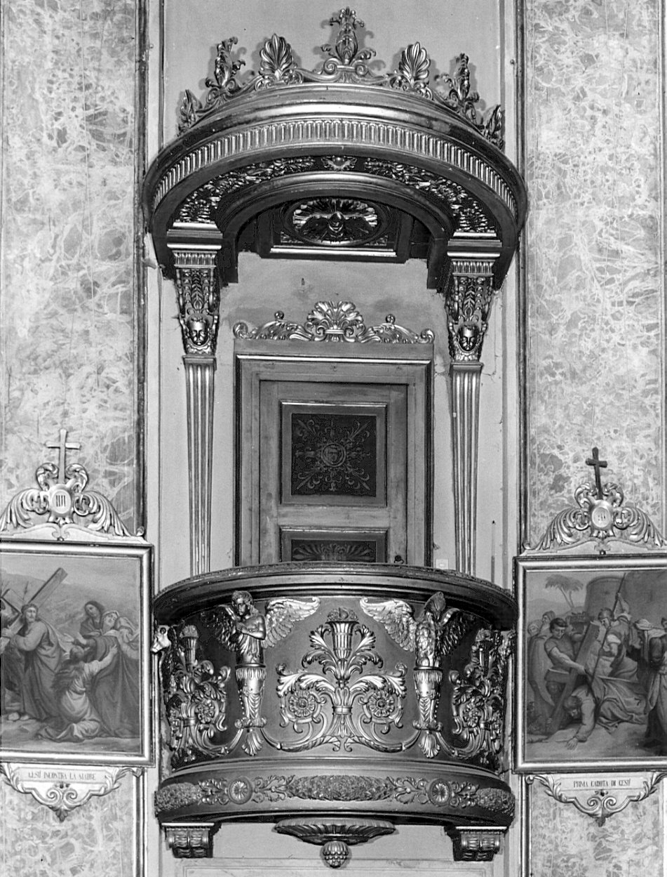 pulpito, coppia di Bianconi Giacomo (attribuito) (sec. XIX)