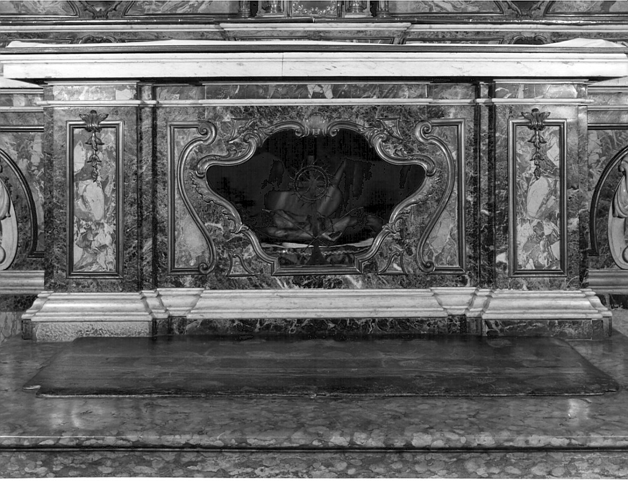 paliotto, elemento d'insieme - bottega bergamasca (fine sec. XVIII)