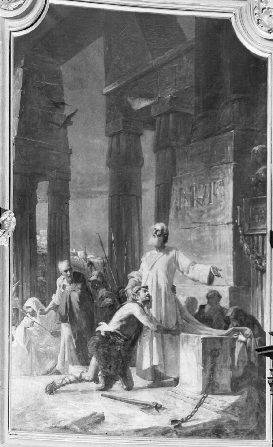 martirio di San Giacomo (dipinto, opera isolata) di Loverini Ponziano (sec. XX)