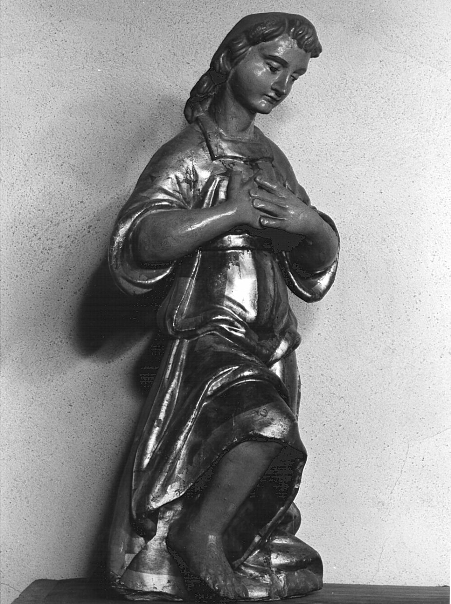 angelo adorante (statua, opera isolata) - bottega bergamasca (sec. XVI)