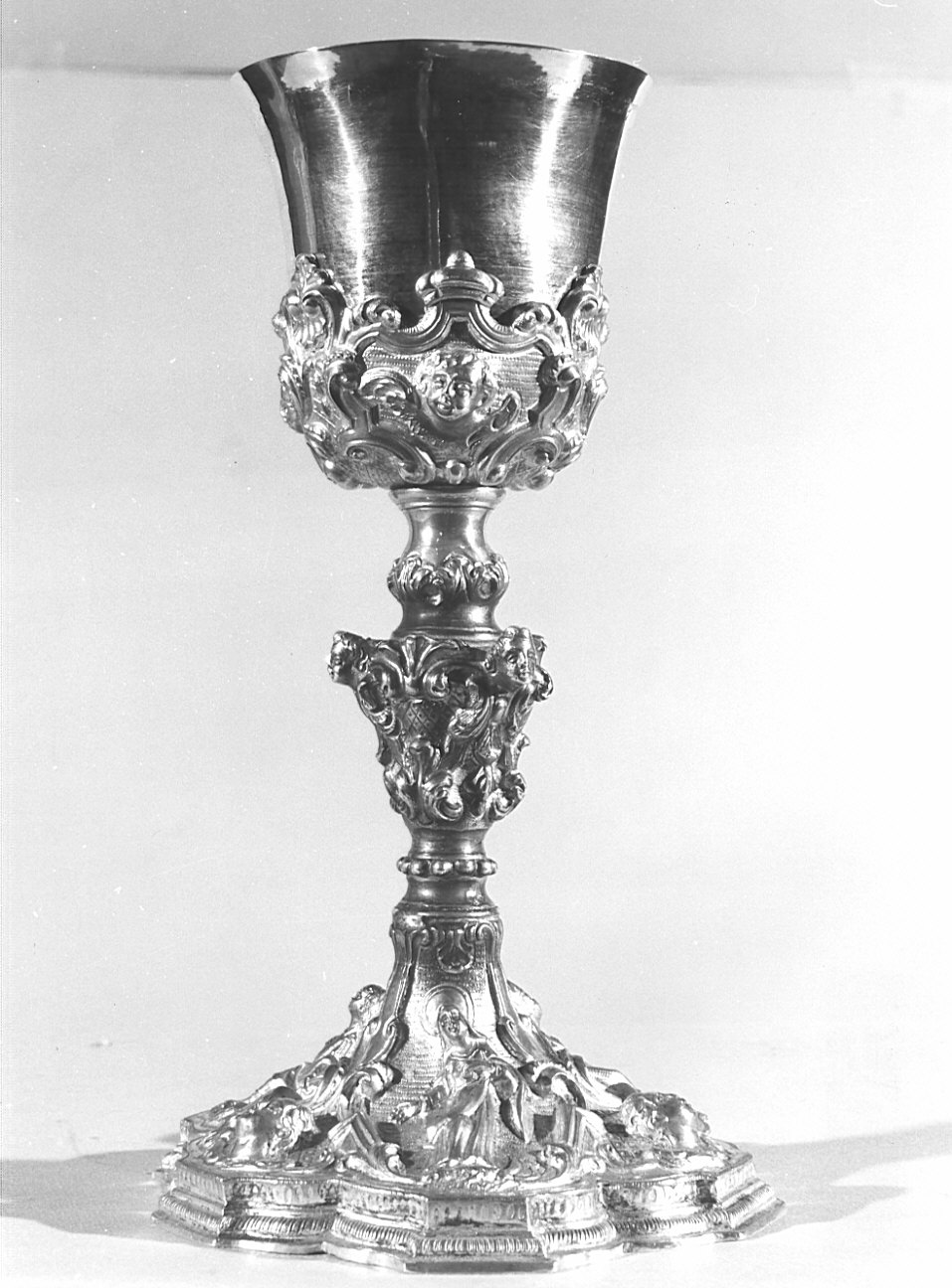 calice, opera isolata - bottega bergamasca (secc. XVII/ XVIII)