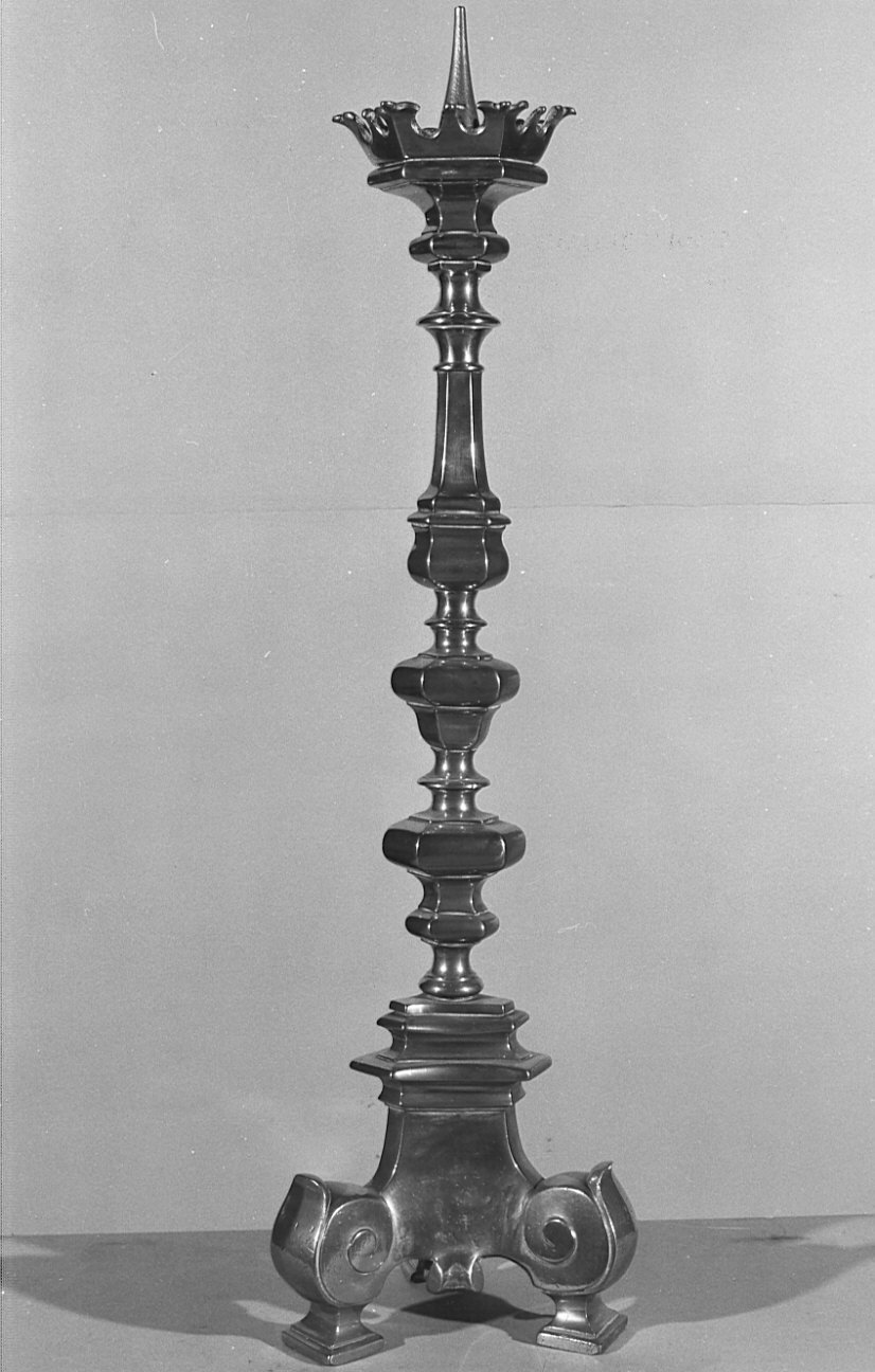 candeliere, serie - bottega milanese, bottega veneta (sec. XVIII)