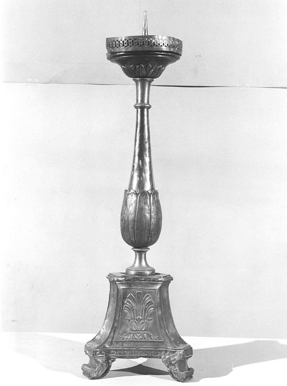 candeliere, coppia - bottega bergamasca, bottega milanese (prima metà sec. XIX)