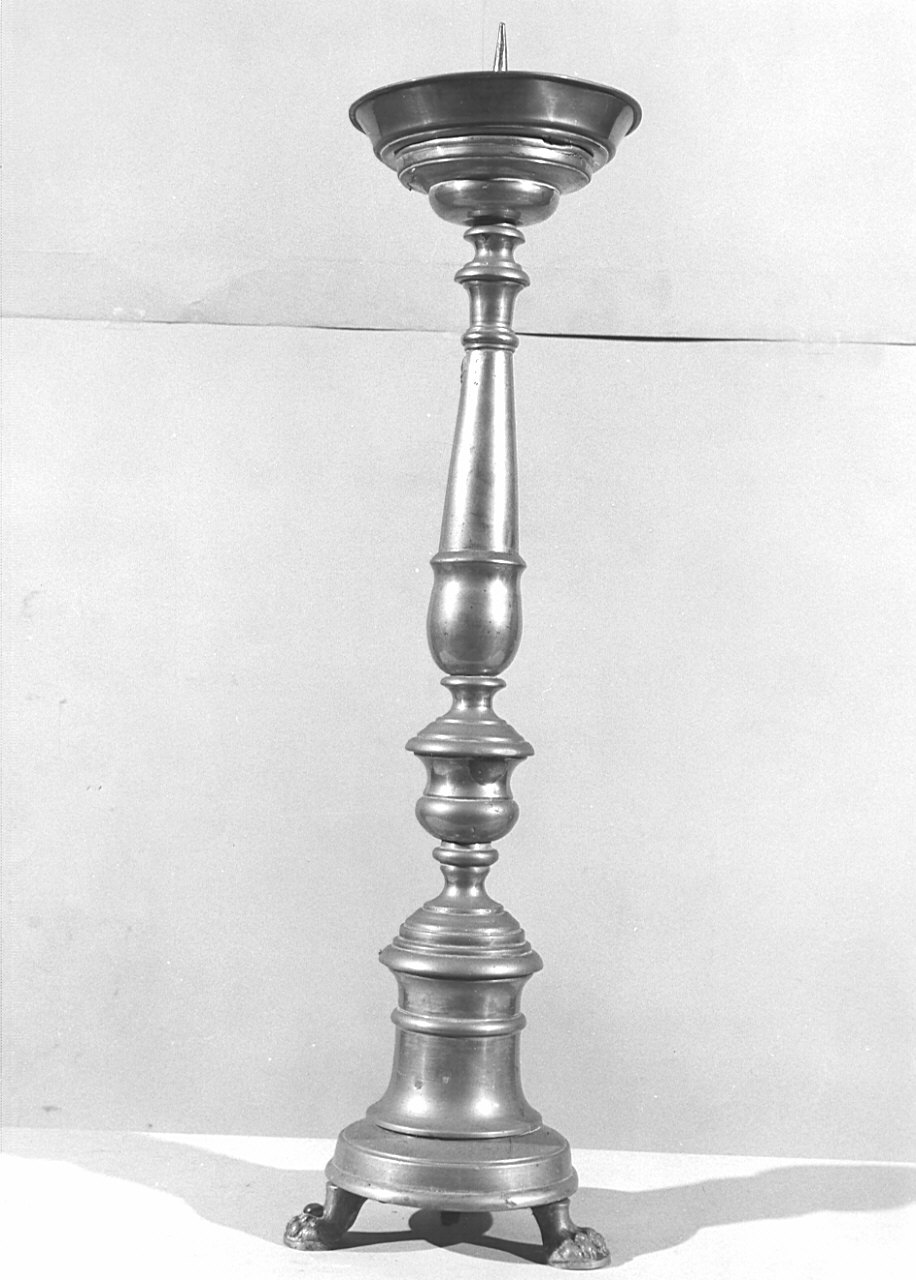 candeliere, coppia - bottega bergamasca, bottega milanese (sec. XIX)