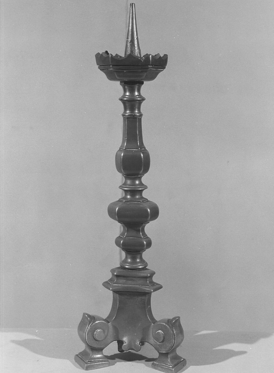 candeliere, coppia - bottega bergamasca, bottega milanese (sec. XVIII)