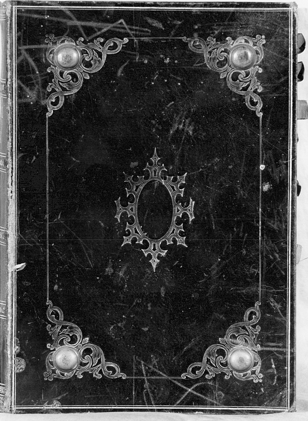 coperta di libro liturgico, opera isolata - bottega bergamasca (sec. XIX)