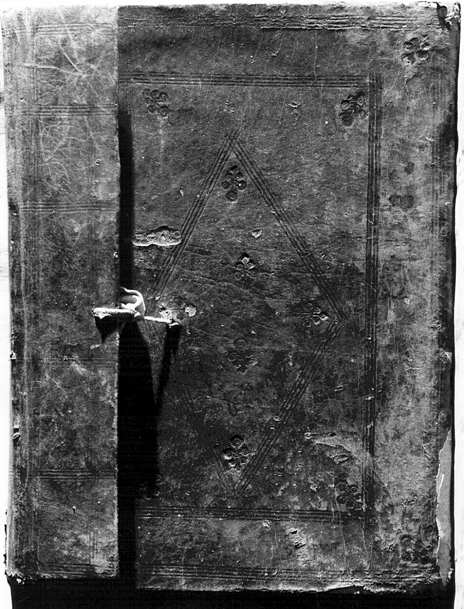 coperta di libro, opera isolata - bottega bergamasca (sec. XVIII)