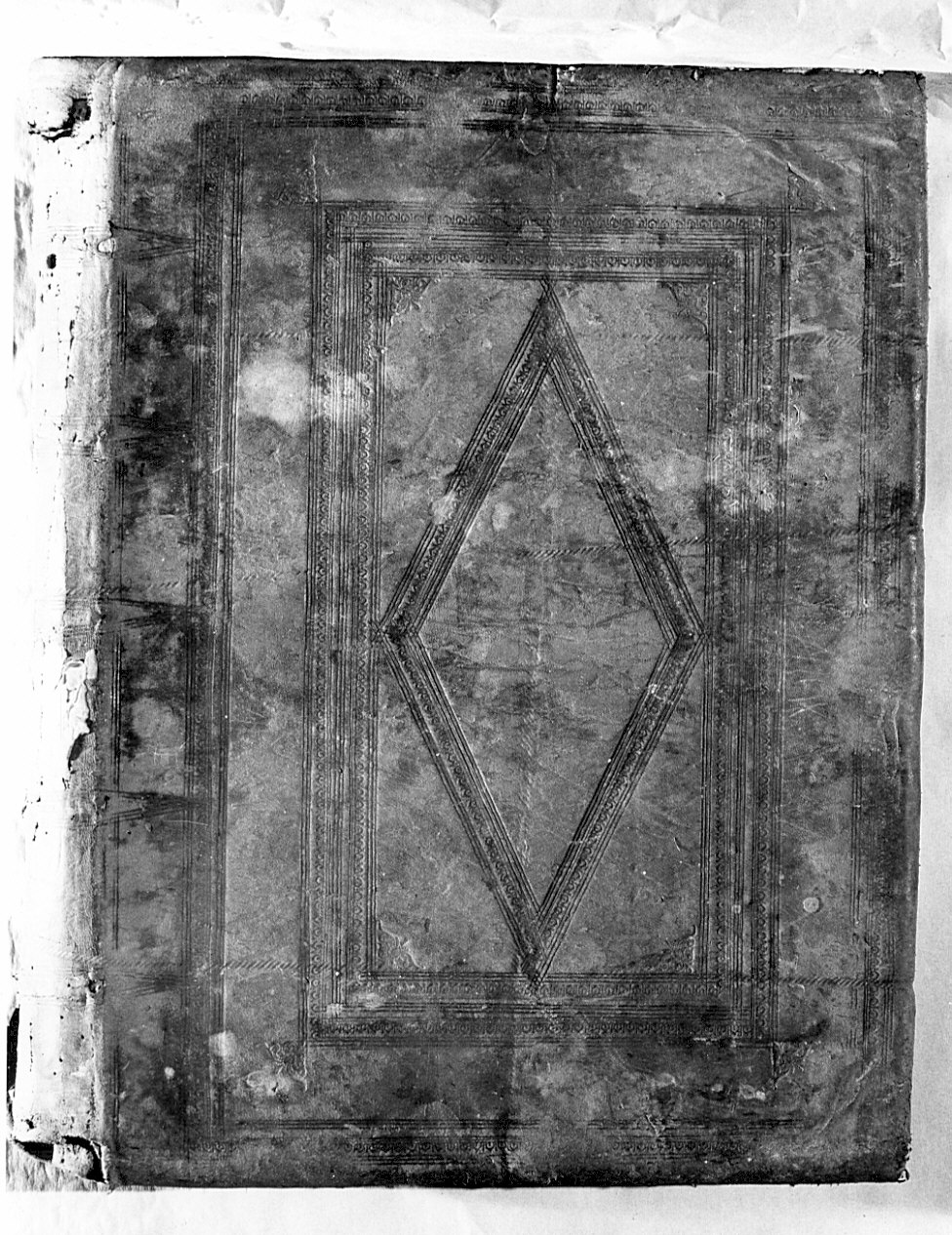 coperta di libro, opera isolata - bottega bergamasca (sec. XVIII)