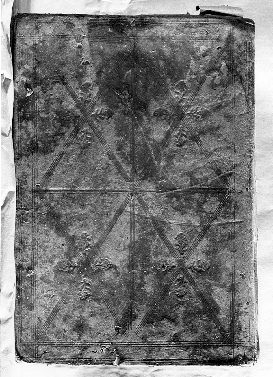 coperta di libro, opera isolata - bottega bergamasca (sec. XVII)