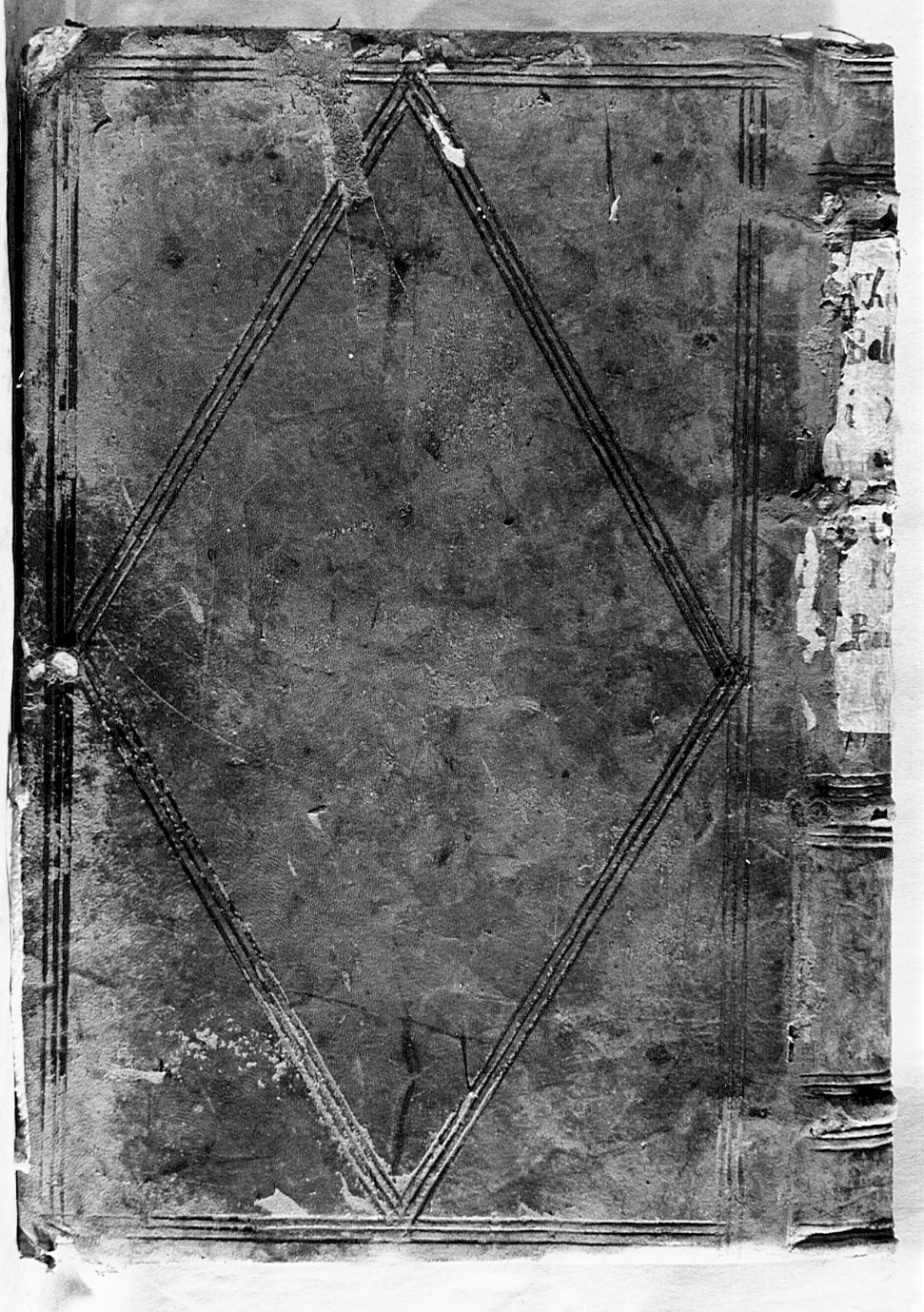 coperta di libro, opera isolata - bottega bergamasca (sec. XVIII)