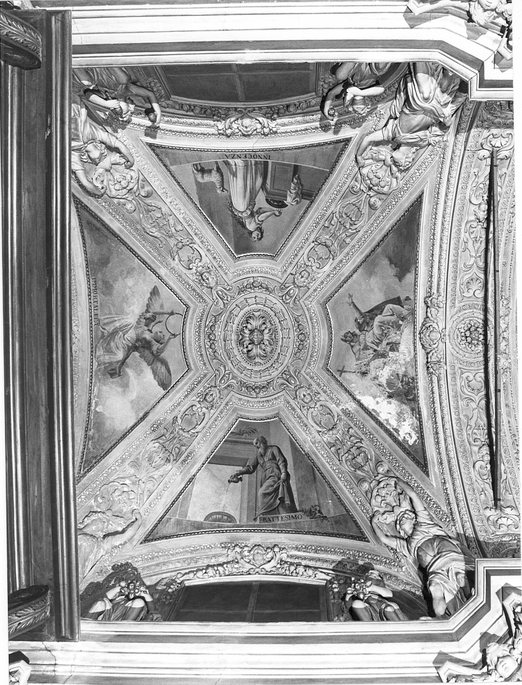 cariatidi (decorazione plastica, elemento d'insieme) di Sala Giovanni Angelo (seconda metà sec. XVII)