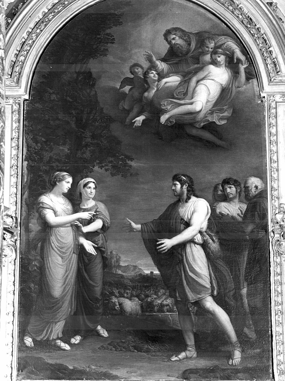 incontro di Giacobbe e Rachele (dipinto, opera isolata) di Appiani Andrea (sec. XIX)