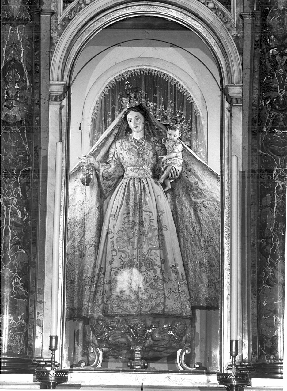 Madonna con Bambino (scultura, opera isolata) di Fantoni Andrea (scuola) (seconda metà sec. XVIII)