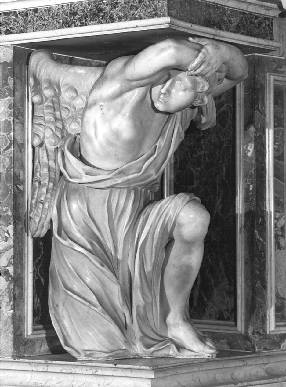 angelo/ cariatide (scultura, opera isolata) di Mazzetti Pietro (sec. XVII)