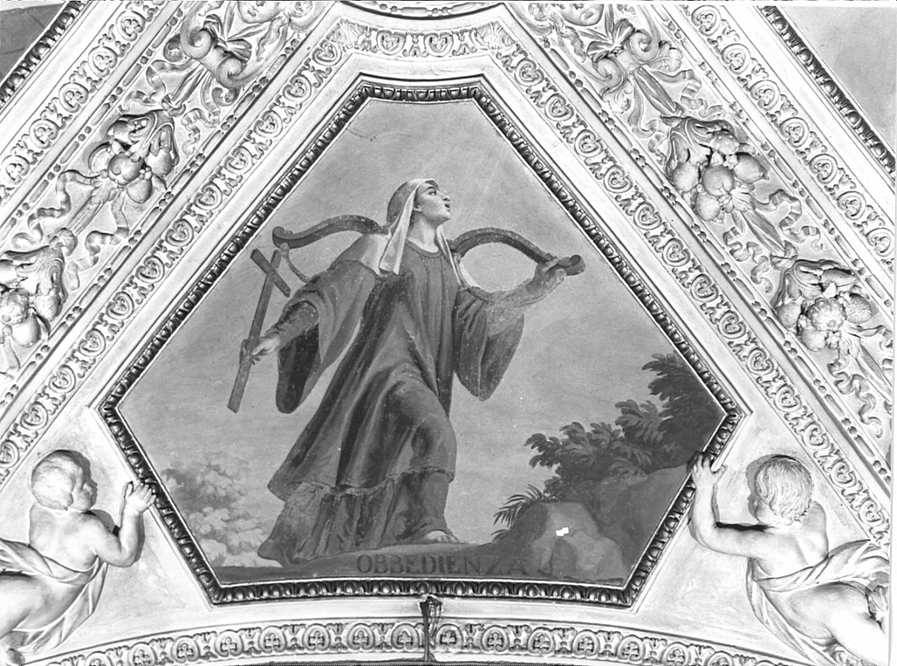 Obbedienza (dipinto, ciclo) di Orelli Vincenzo Angelo (fine sec. XVIII)