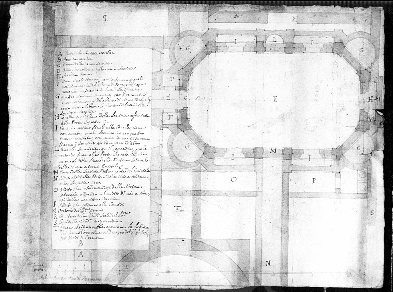 disegno, opera isolata - ambito bergamasco (sec. XVIII)