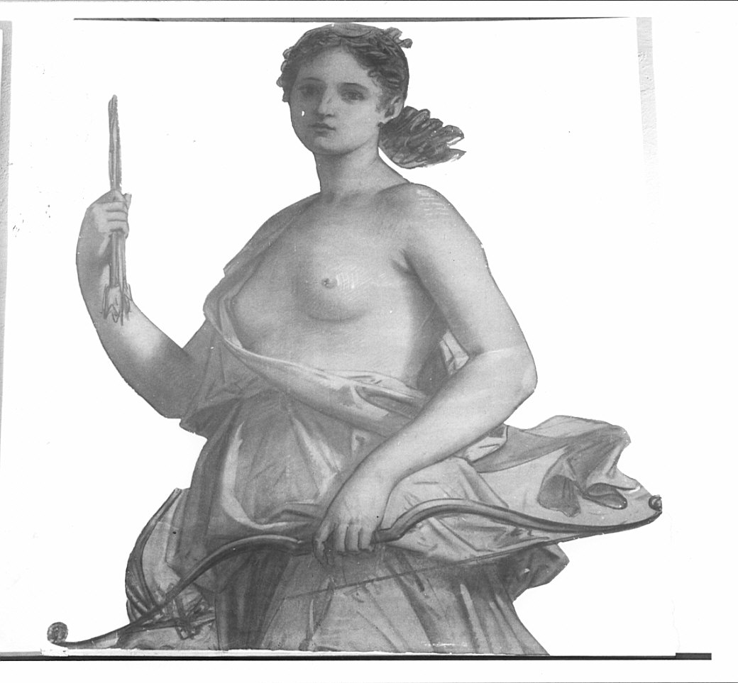 Diana (disegno, opera isolata) di Cavenaghi Luigi (attribuito) (fine/inizio secc. XIX/ XX)
