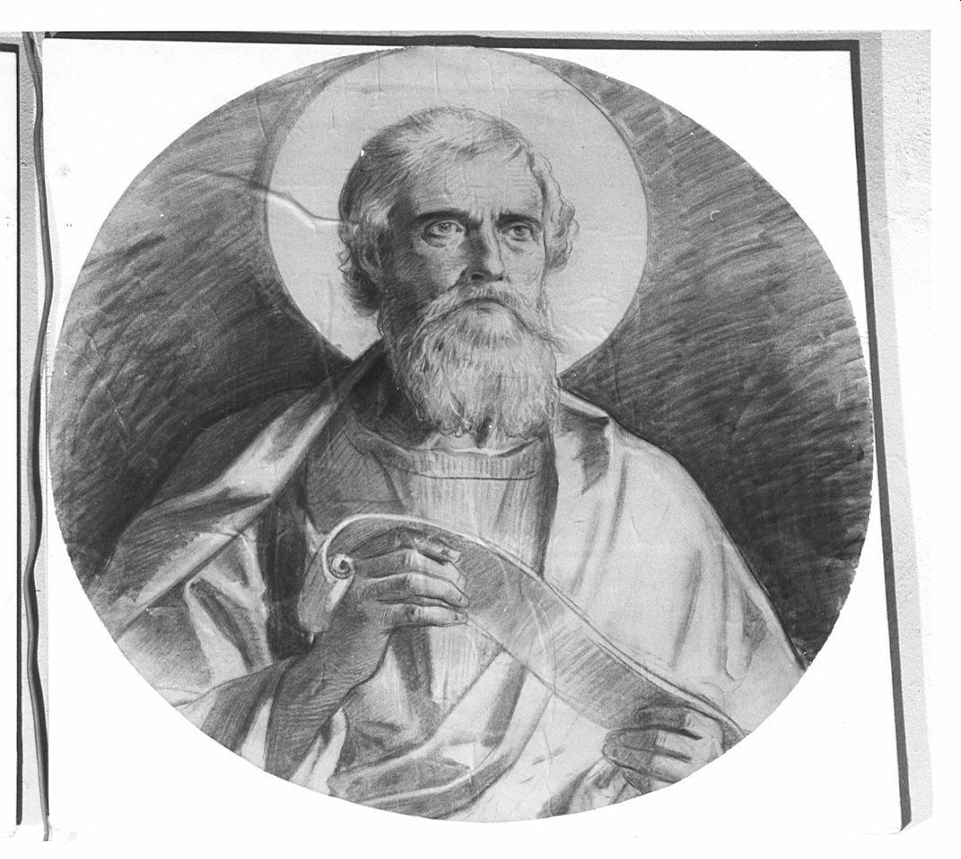 Santo (disegno, opera isolata) di Cavenaghi Luigi (attribuito) (fine/inizio secc. XIX/ XX)