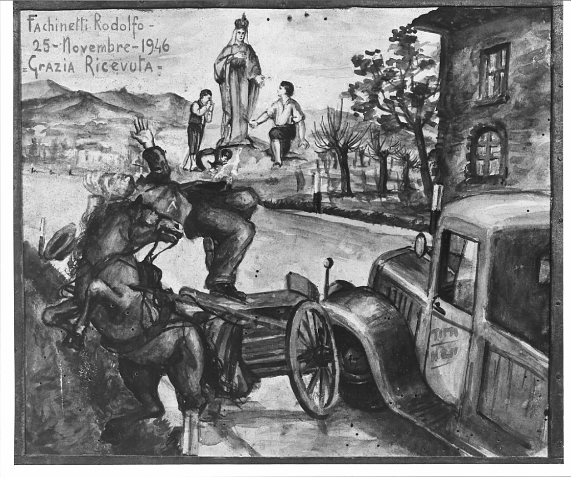 disegno, opera isolata - ambito bergamasco (secondo quarto sec. XX)