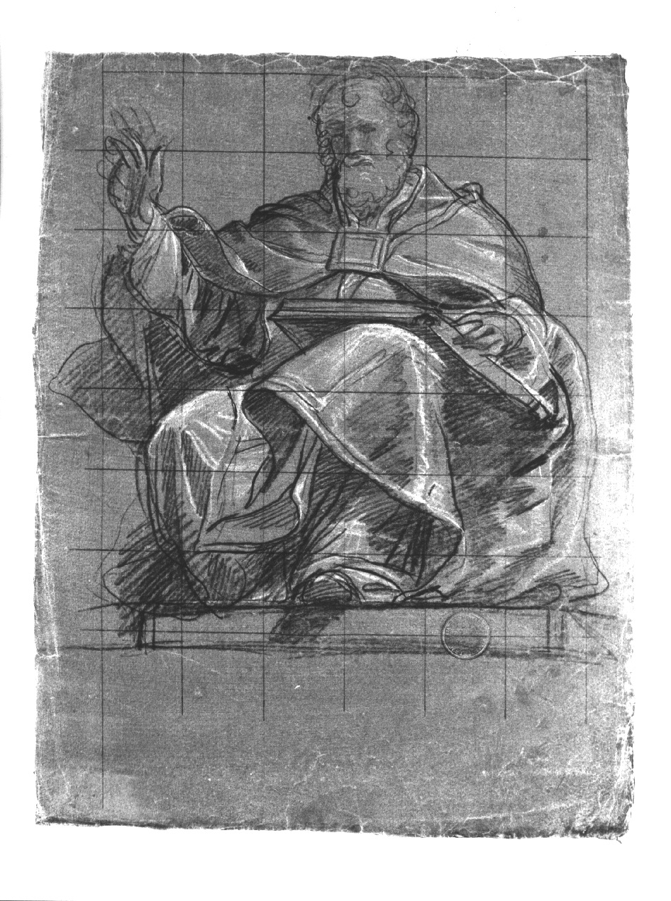 Sant'Ambrogio (disegno, opera isolata) di Appiani Andrea (sec. XVIII)