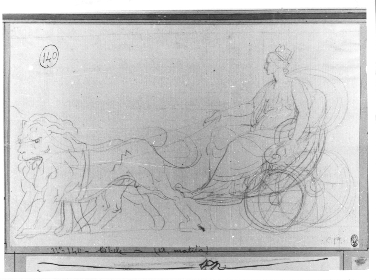 Cibele, Cibele (disegno, opera isolata) di Appiani Andrea (secc. XVIII/ XIX)