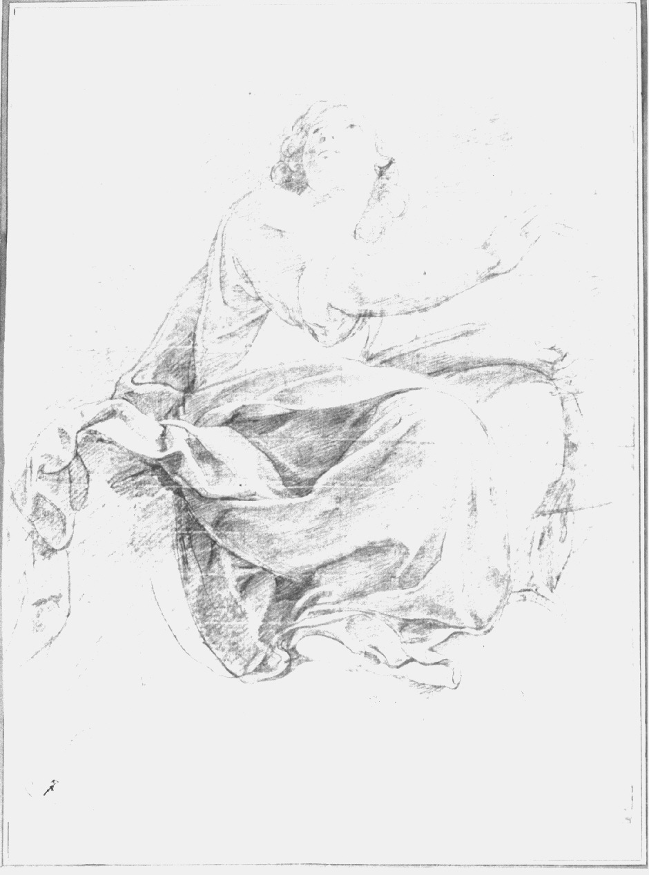 Evangelista (disegno, opera isolata) di Appiani Andrea (sec. XVIII)
