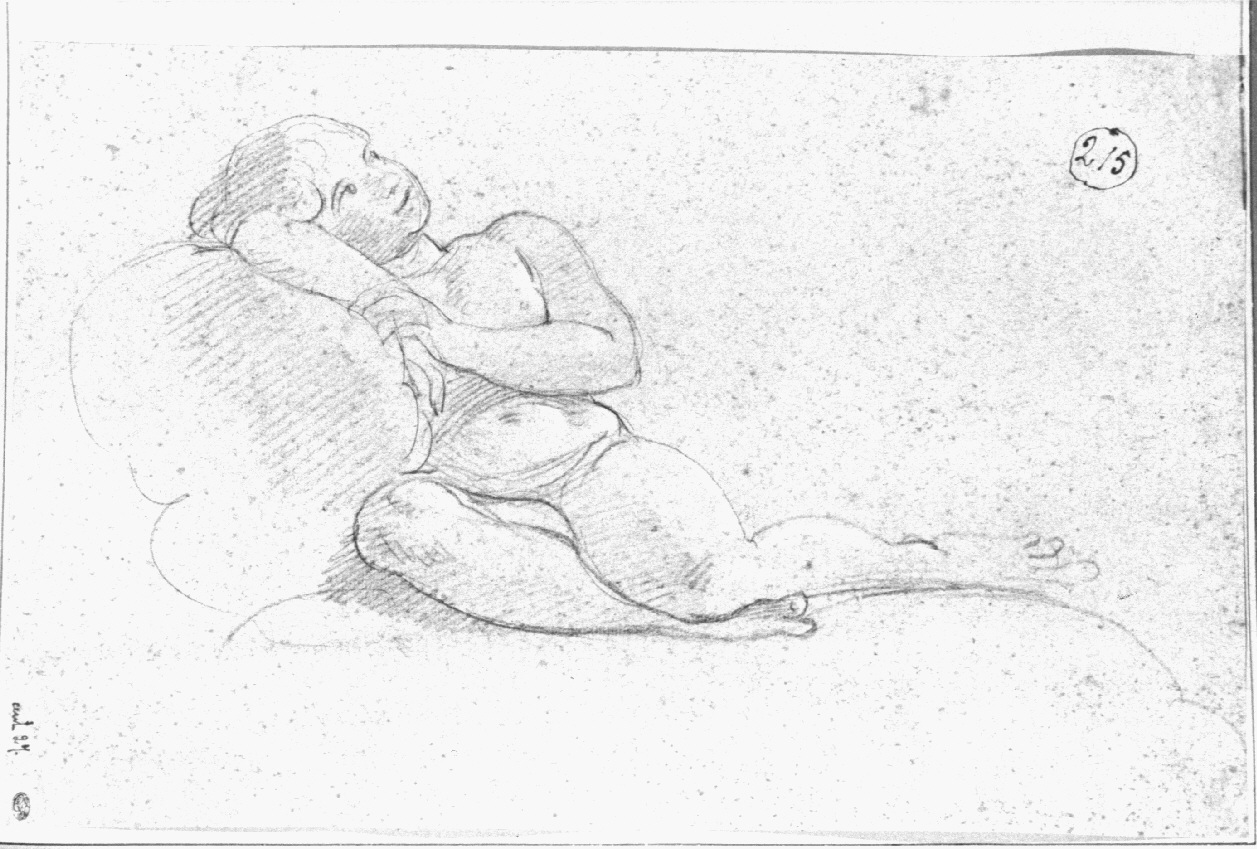 putto (disegno, opera isolata) di Appiani Andrea (sec. XVIII)