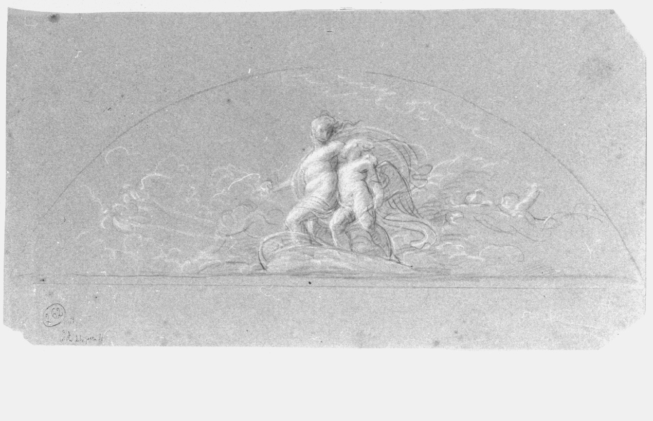 Venere e Cupido (disegno, opera isolata) di Appiani Andrea (secc. XVIII/ XIX)