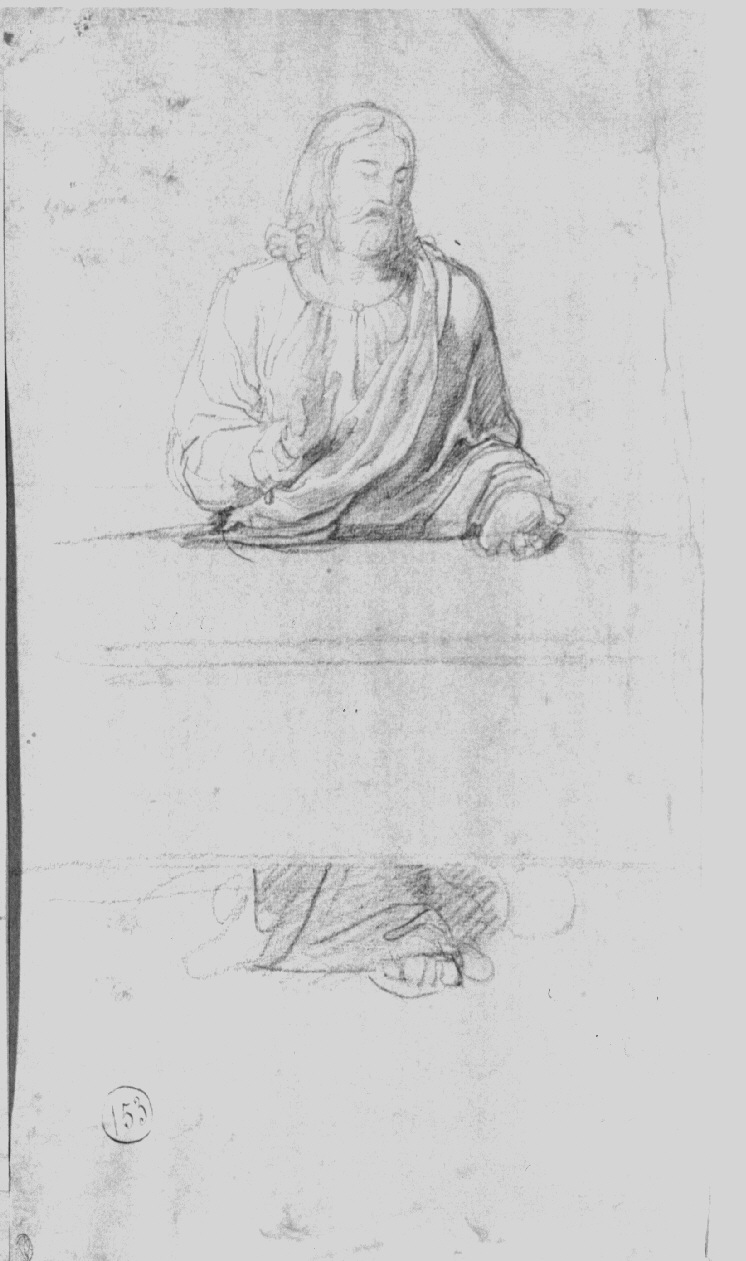 Cristo (disegno, opera isolata) di Appiani Andrea (sec. XVIII)