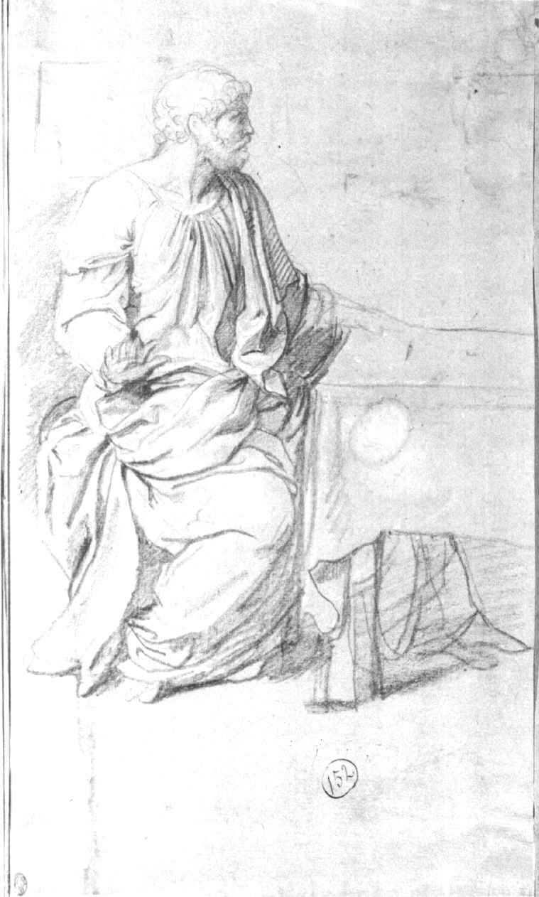apostolo (disegno, opera isolata) di Appiani Andrea (sec. XVIII)