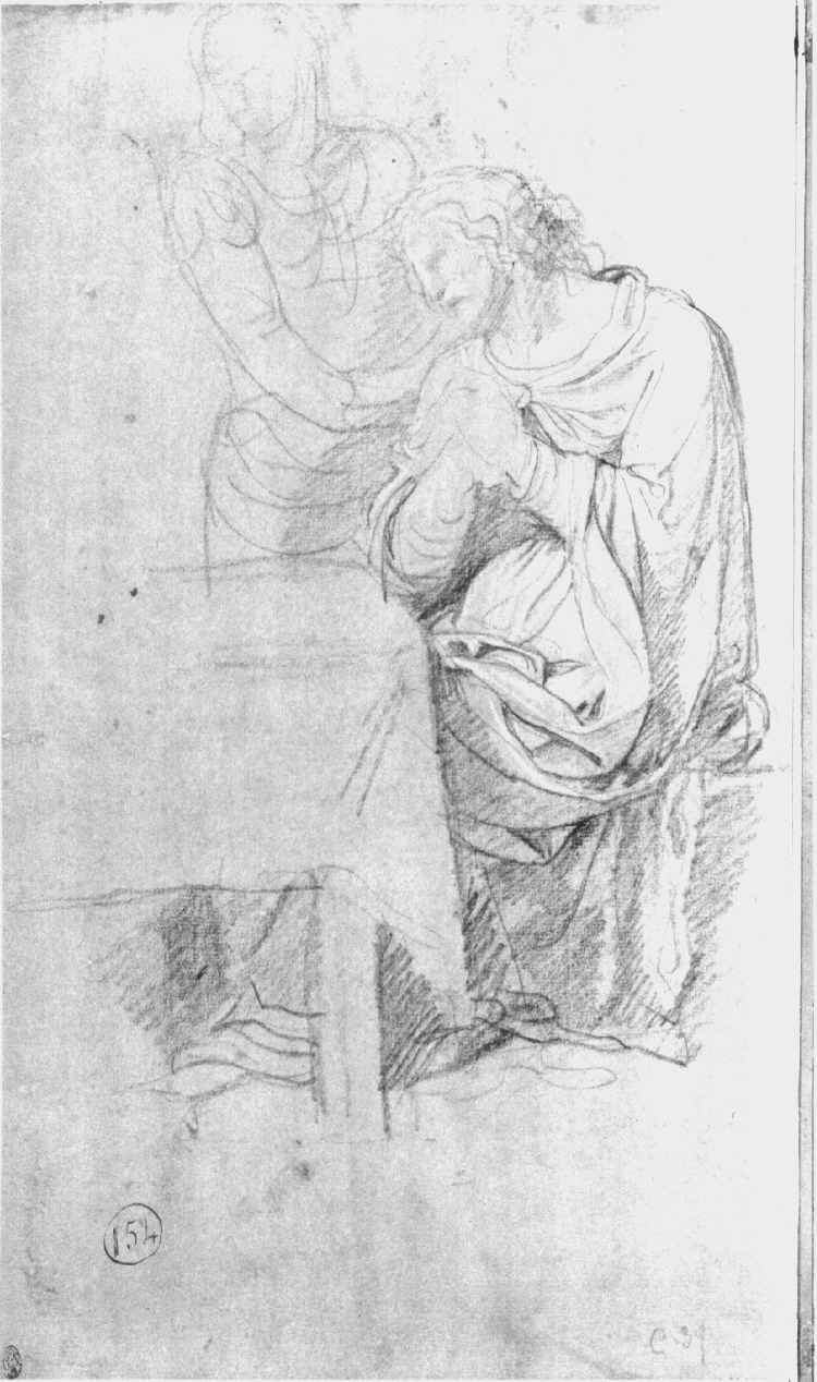 apostolo (disegno, opera isolata) di Appiani Andrea (sec. XVIII)