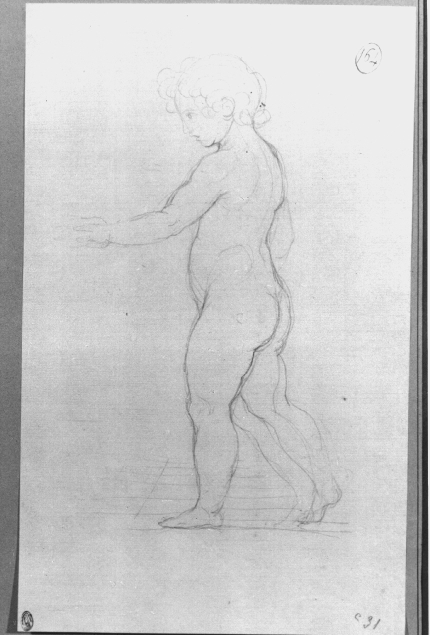 putto (disegno, opera isolata) di Appiani Andrea (inizio sec. XIX)