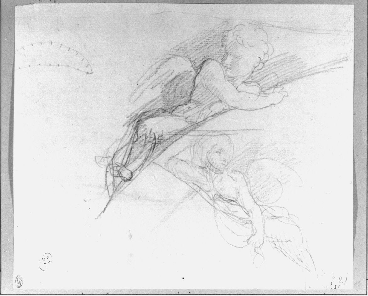 angeli (disegno, opera isolata) di Appiani Andrea (sec. XVIII)