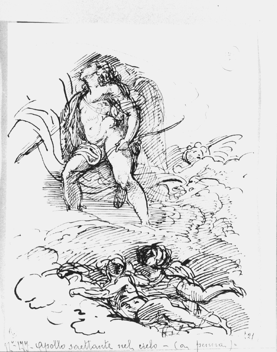Cupido (disegno, opera isolata) di Appiani Andrea (secc. XVIII/ XIX)