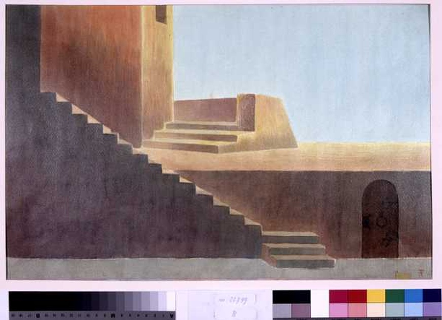 terrazza (disegno, opera isolata) di Tamberlani Ferdinando (sec. XX)