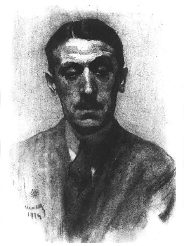 ritratto di artista della Società Artisti e Patriottica (disegno, serie) di Morelli Vincenzo detto Enzo (sec. XX)