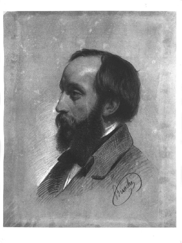 ritratto di Luigi Ponti (disegno, serie) di Bianchi Luigi (sec. XIX)
