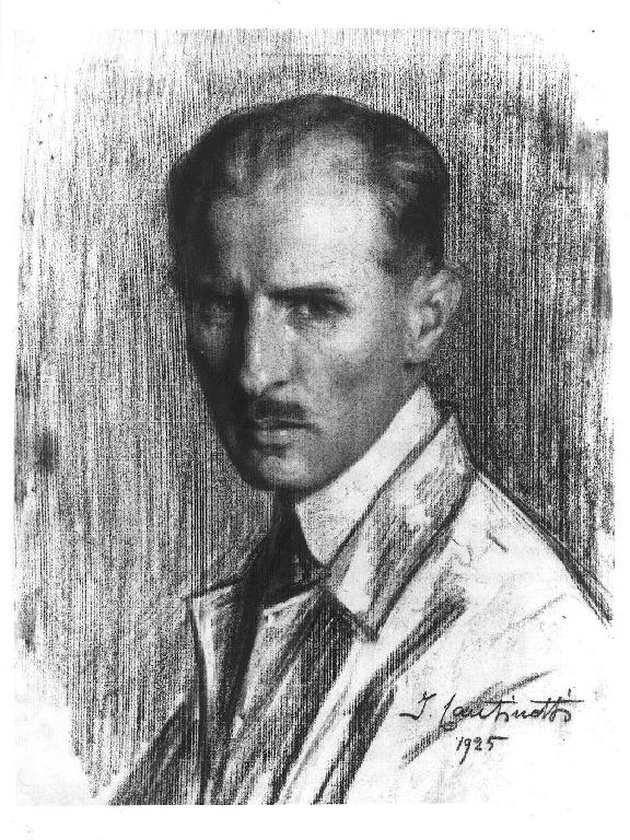 autoritratto di Innocente Cantinotti (disegno) di Cantinotti Innocente (sec. XX)