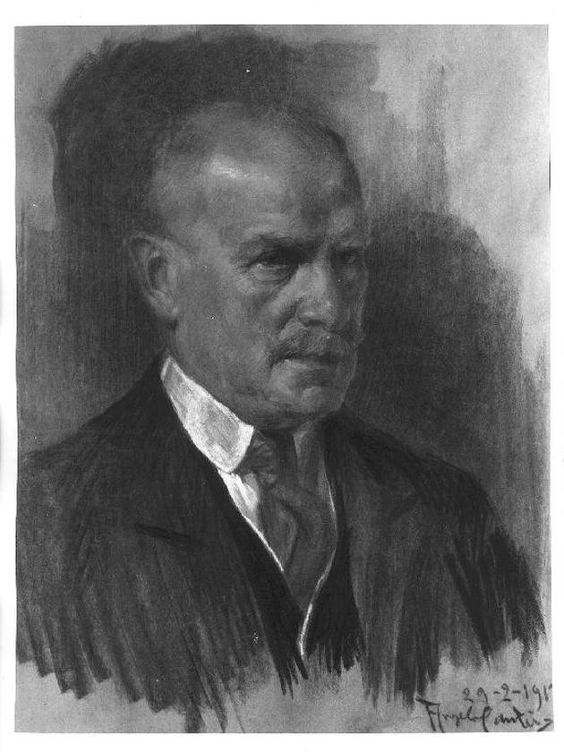 ritratto di Amero Cagnoni (disegno) di Cantù Angelo (sec. XX)