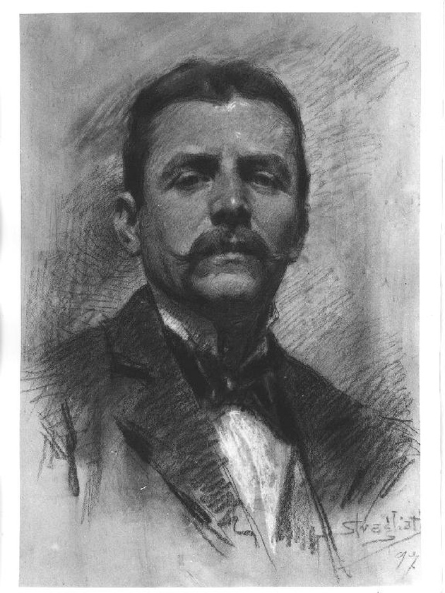 ritratto di Donato Barcaglia (disegno, serie) di Stragliati Carlo (sec. XIX)