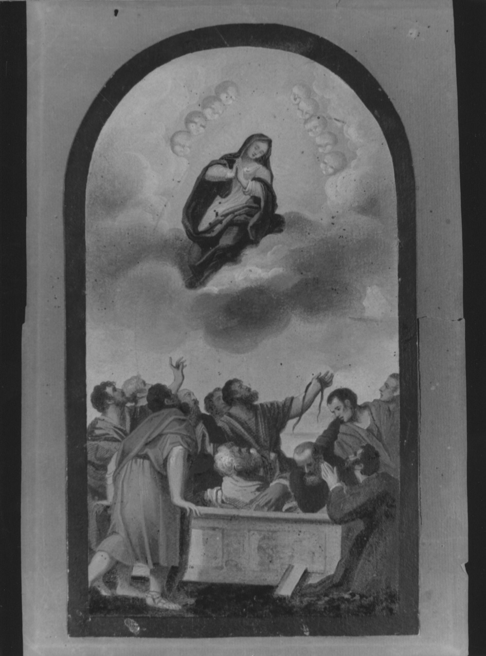 L'Assunzione della Vergine, Madonna Assunta (disegno, opera isolata) di Cosway Hadfield Maria (sec. XIX)