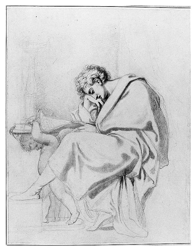Daniele profeta (disegno, opera isolata) di Cosway Richard (secc. XVIII/ XIX)